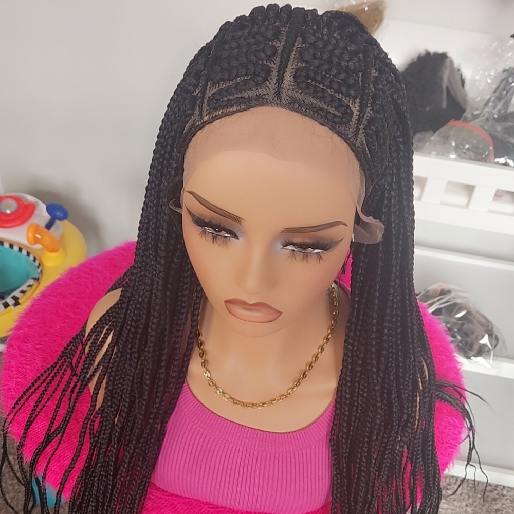 Black Braided Wig